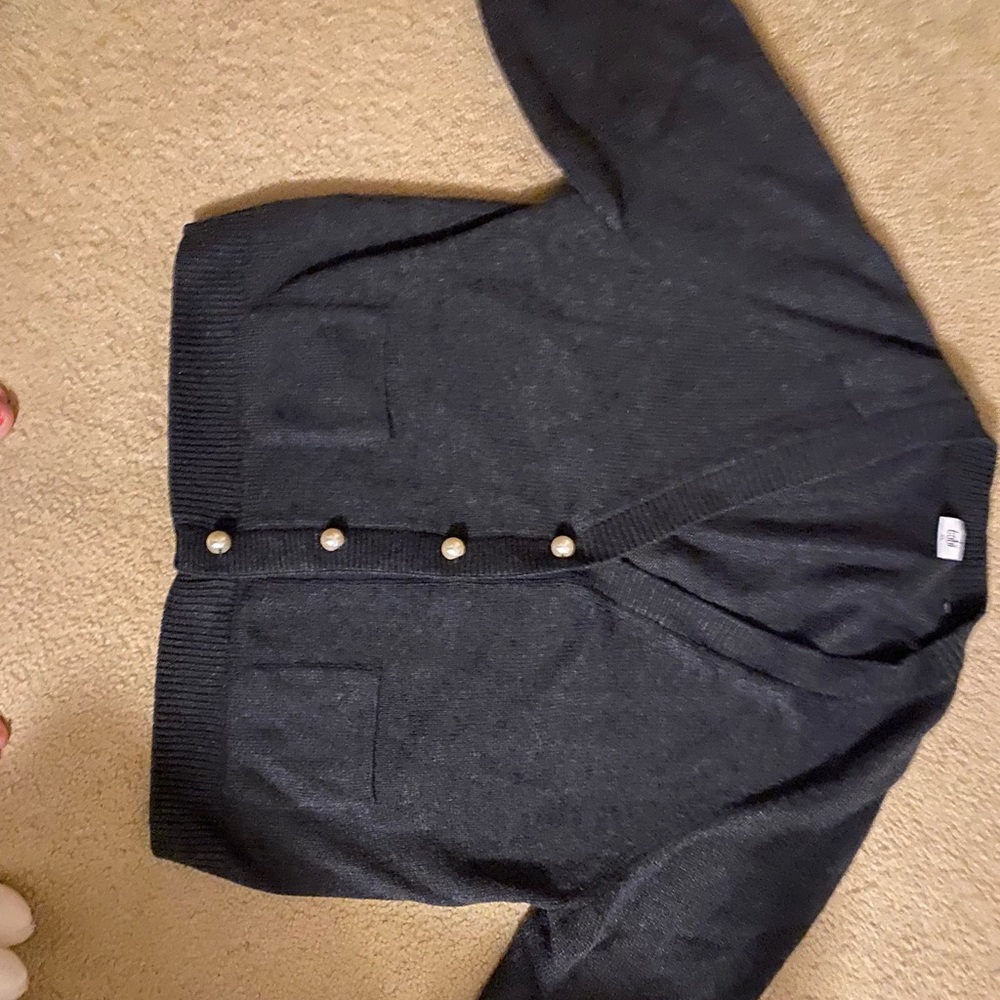 Cabi xl dark grey sweater